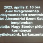Virágvasárnap a Tabánban – 2023