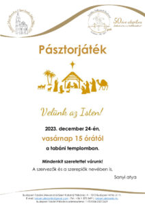 Pásztorjáték a Tabánban 2023