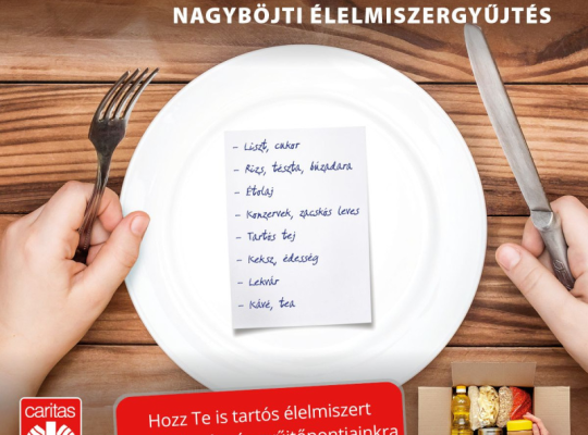 Tartós élelmiszer gyűjtés 2024