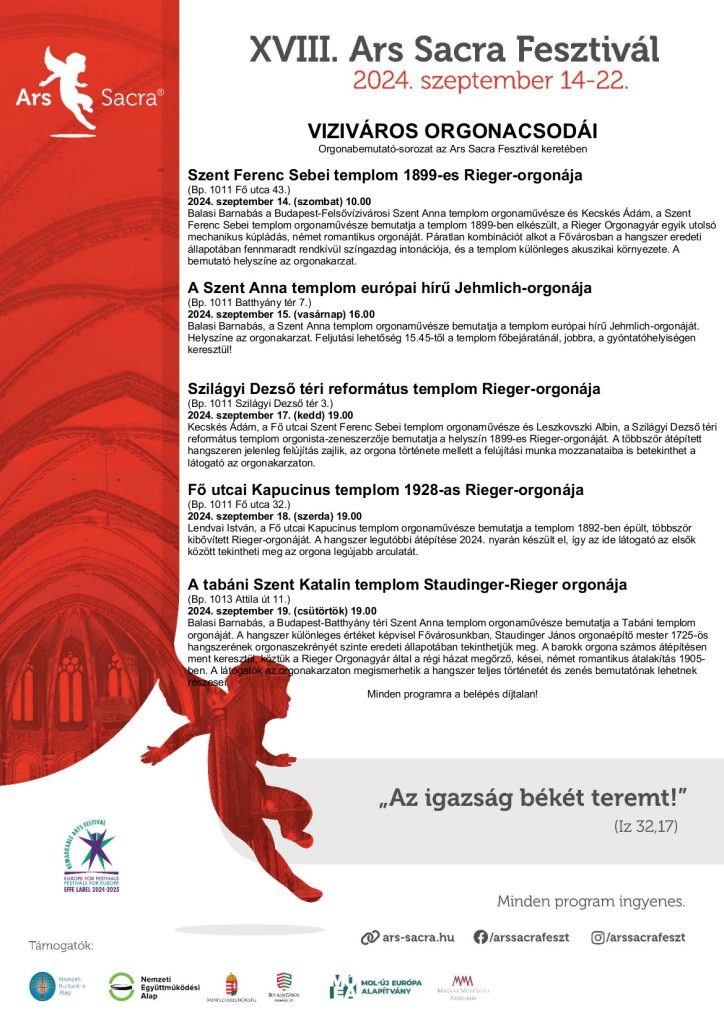 Víziváros orgonacsodái